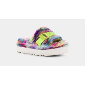 UGG Fluffita Pixelate Women's Slides/Sandals.